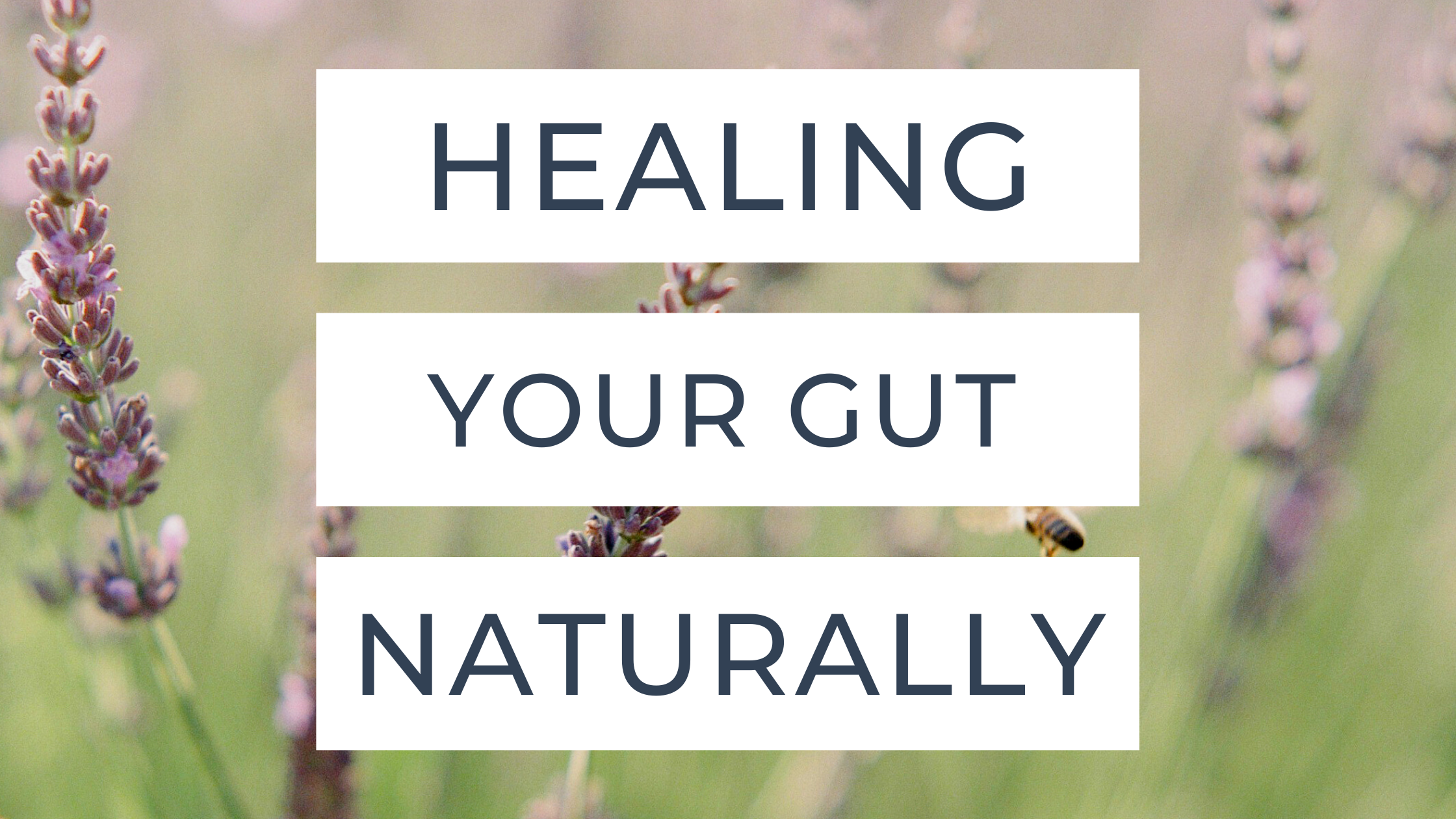 Healing your gut naturally